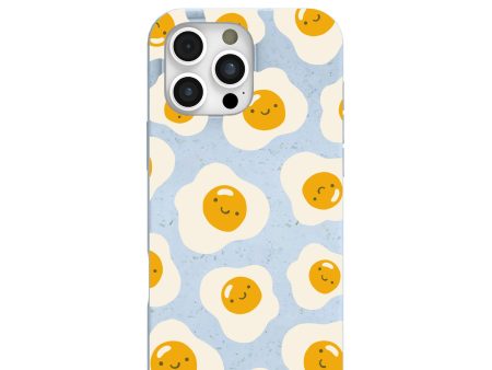 Powder Blue Sunny Side Up iPhone 16 Pro Max Case Cheap