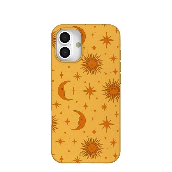 Honey Sun and Moon iPhone 16 Plus Case For Discount