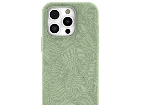 Sage Green Lushy Leaves iPhone 16 Pro Case Cheap