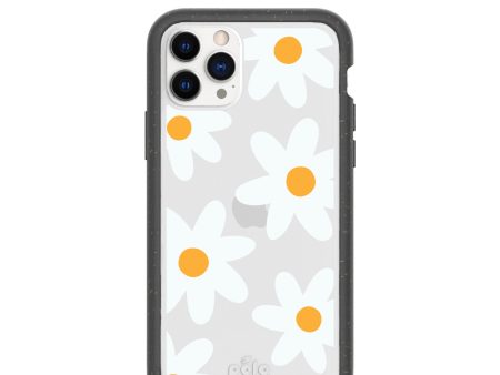 Clear Daisy iPhone 11 Pro Case With Black Ridge Online now