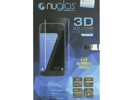 Samsung Galaxy S8+ Nuglas Full Coverage 3D Tempered Glass Protection Screen Hot on Sale