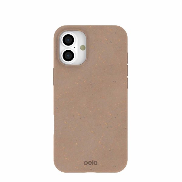 Chocolate Brown iPhone 16 Plus Case Fashion