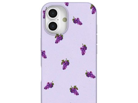 Lavender Grape Juice iPhone 16 Case For Cheap