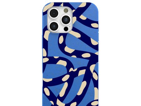 Electric Blue Noodles iPhone 16 Pro Max Case Discount