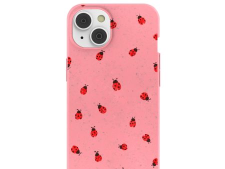 Bubblegum Pink Rosy Ladybug iPhone 14 Case For Discount