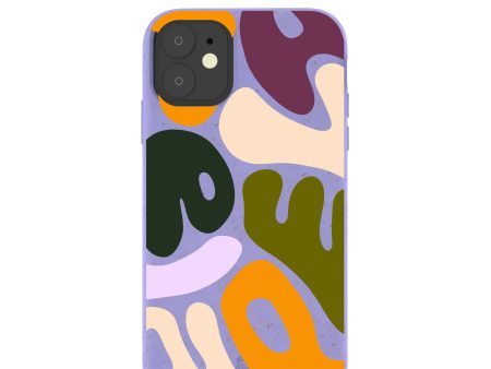 Lavender Alphabet Soup iPhone 11 Case Sale