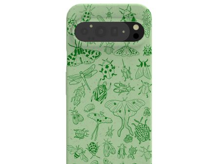 Sage Green Linear Entomology Google Pixel 9 Pro XL Case Discount