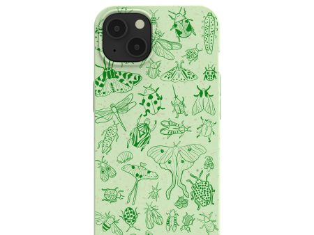 Sage Green Linear Entomology iPhone 13 Case Online Sale