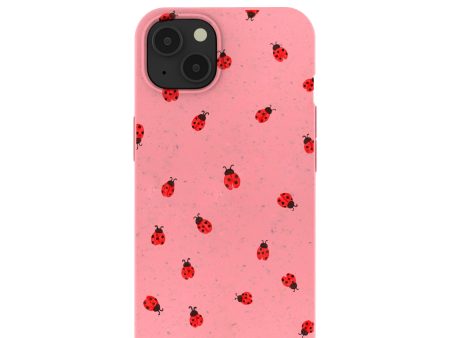 Bubblegum Pink Rosy Ladybug iPhone 13 Case on Sale