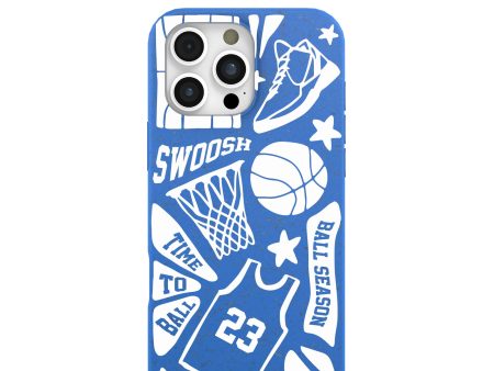 Electric Blue Ball Season iPhone 16 Pro Max Case For Sale