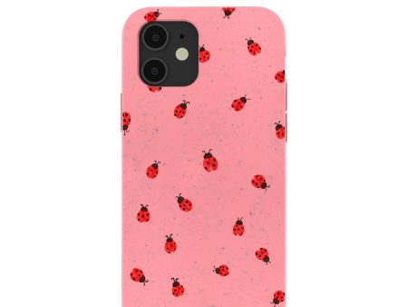 Bubblegum Pink Rosy Ladybug iPhone 12  iPhone 12 Pro Case For Discount