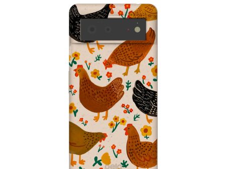 Seashell Chicken Garden Google Pixel 6 Case on Sale