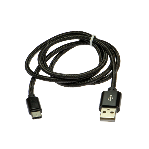 USB-C to USB-A Charge and Sync Cable, Nylon Braided, 3ft Hot on Sale