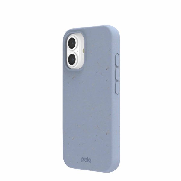 Steel Blue iPhone 16 Case Hot on Sale