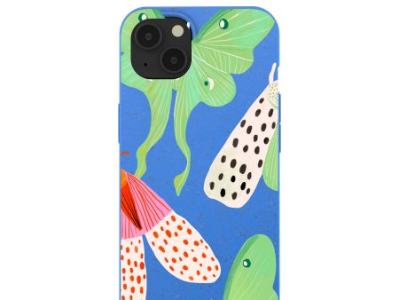 Electric Blue Mothopia iPhone 13 Case Discount