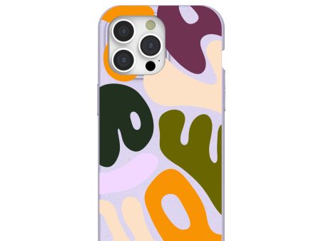 Lavender Alphabet Soup iPhone 15 Pro Max Case Online