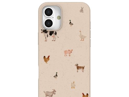 Seashell Pasture Party iPhone 16 Plus Case Online now