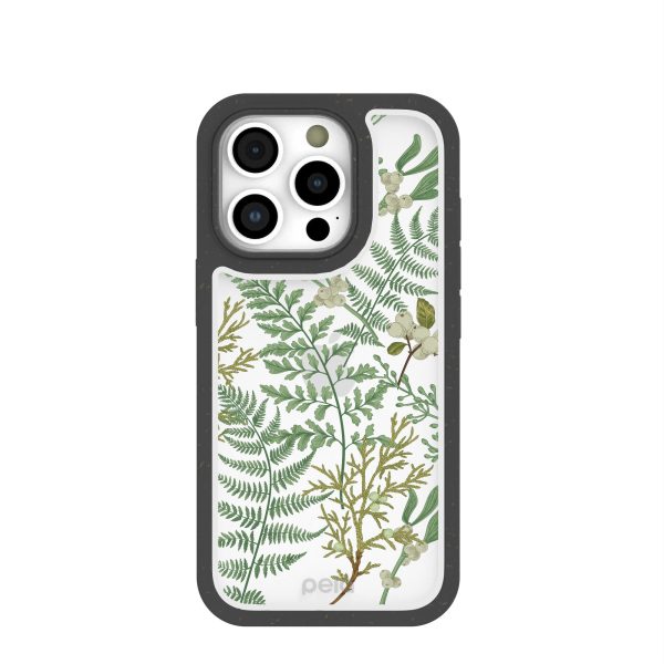 Clear Herbarium iPhone 16 Pro Case With Black Ridge Online Sale