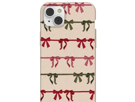 Seashell Holiday Bows iPhone 14 Plus Case For Discount