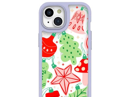 Clear Festive Flair iPhone 15 Case With Lavender Ridge Online Hot Sale