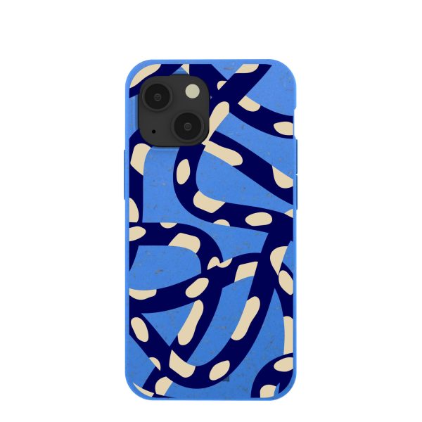 Electric Blue Noodles iPhone 13 Mini Case Sale