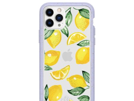 Clear Lemon Fizz iPhone 11 Pro Case With Lavender Ridge Supply