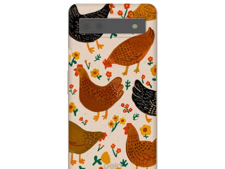 Seashell Chicken Garden Google Pixel 6a Case Sale