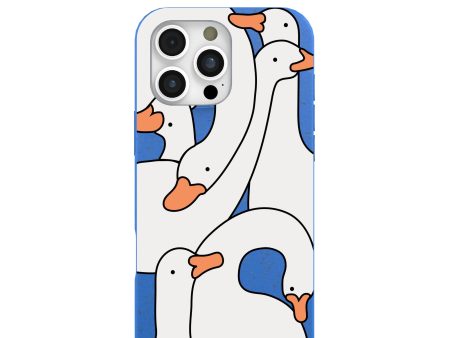 Electric Blue Silly Goose iPhone 16 Pro Max Case For Sale