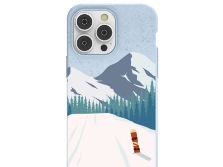 Powder Blue Shredding Peaks iPhone 14 Pro Max Case For Sale