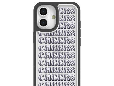 Clear Cheers iPhone 16 Case With Black Ridge Hot on Sale