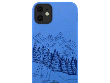 Electric Blue Backcountry Ski iPhone 11 Case Supply