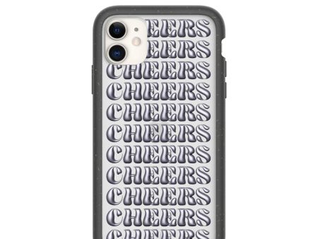 Clear Cheers iPhone 11 Case With Black Ridge Cheap