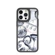 Clear Cosmic Luck iPhone 15 Pro Max Case With Black Ridge For Cheap