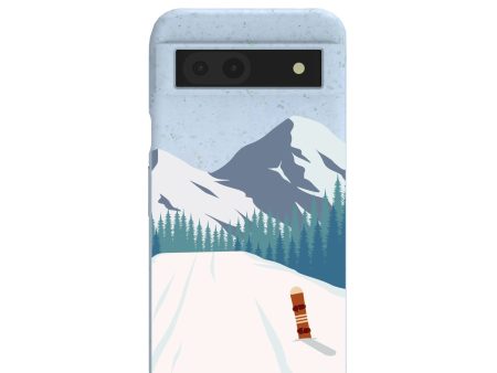 Powder Blue Shredding Peaks Google Pixel 8a Case Fashion