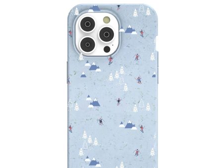 Powder Blue Ski Pass iPhone 14 Pro Case Online Sale