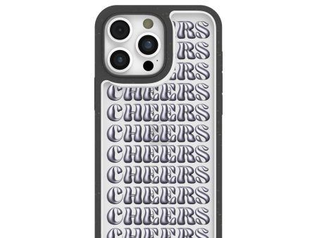 Clear Cheers iPhone 16 Pro Max Case With Black Ridge on Sale