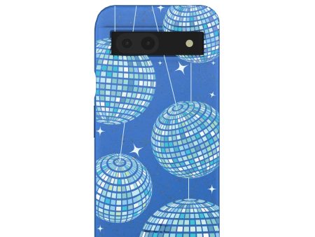 Electric Blue Blue Groove Google Pixel 8a Case For Sale