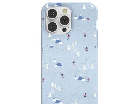 Powder Blue Ski Pass iPhone 14 Pro Max Case Discount