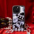 Clear Cosmic Luck iPhone 12  iPhone 12 Pro Case With Black Ridge Cheap