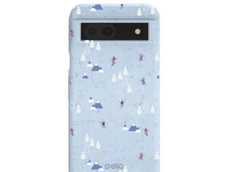 Powder Blue Ski Pass Google Pixel 8a Case Online