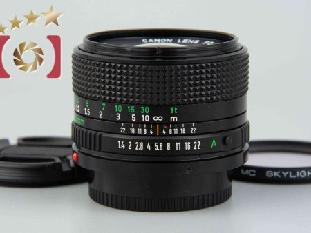 Excellent!! Canon New FD 50mm f 1.4 Discount