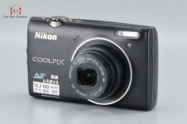 Very Good!! Nikon COOLPIX S5100 Black 12.0 MP Digital Camera Online Hot Sale