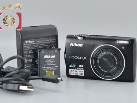 Very Good!! Nikon COOLPIX S5100 Black 12.0 MP Digital Camera Online Hot Sale