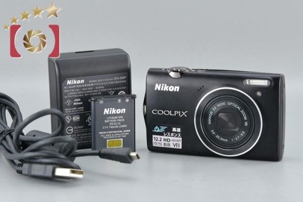 Very Good!! Nikon COOLPIX S5100 Black 12.0 MP Digital Camera Online Hot Sale