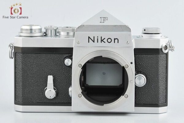 Very Good!! Nikon F Eye Level Silver Mid Model 35mm SLR Film Camera Body Online now