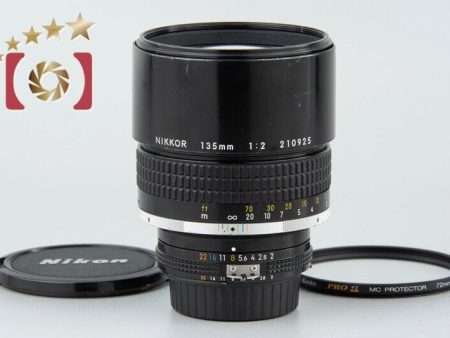 Very Good!! Nikon Ai-S NIKKOR 135mm f 2 Supply