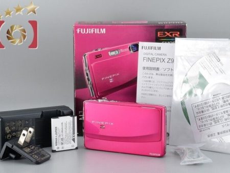 Very Good!! FUJIFILM FinePix Z900 EXR Pink 16.0 MP Digital Camera w Box For Cheap