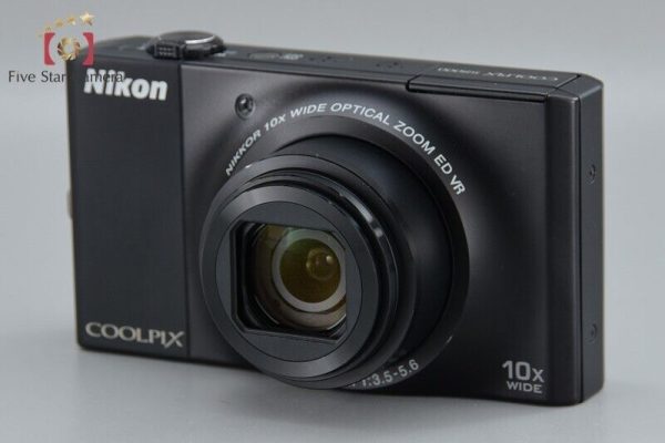 Very Good!! Nikon COOLPIX S8000 Black 14.2 MP Digital Camera Hot on Sale