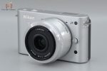 Count 4,286  Nikon 1 J1 Silver 10.1 MP Digital Camera + Double Lens Kit Supply