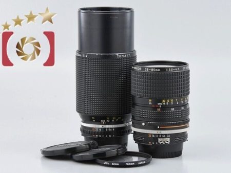 Nikon Ai-S Zoom NIKKOR 28-85mm f 3.5-4.5 + Ai-S SERIES E ZOOM 70-210mm f 4 Cheap